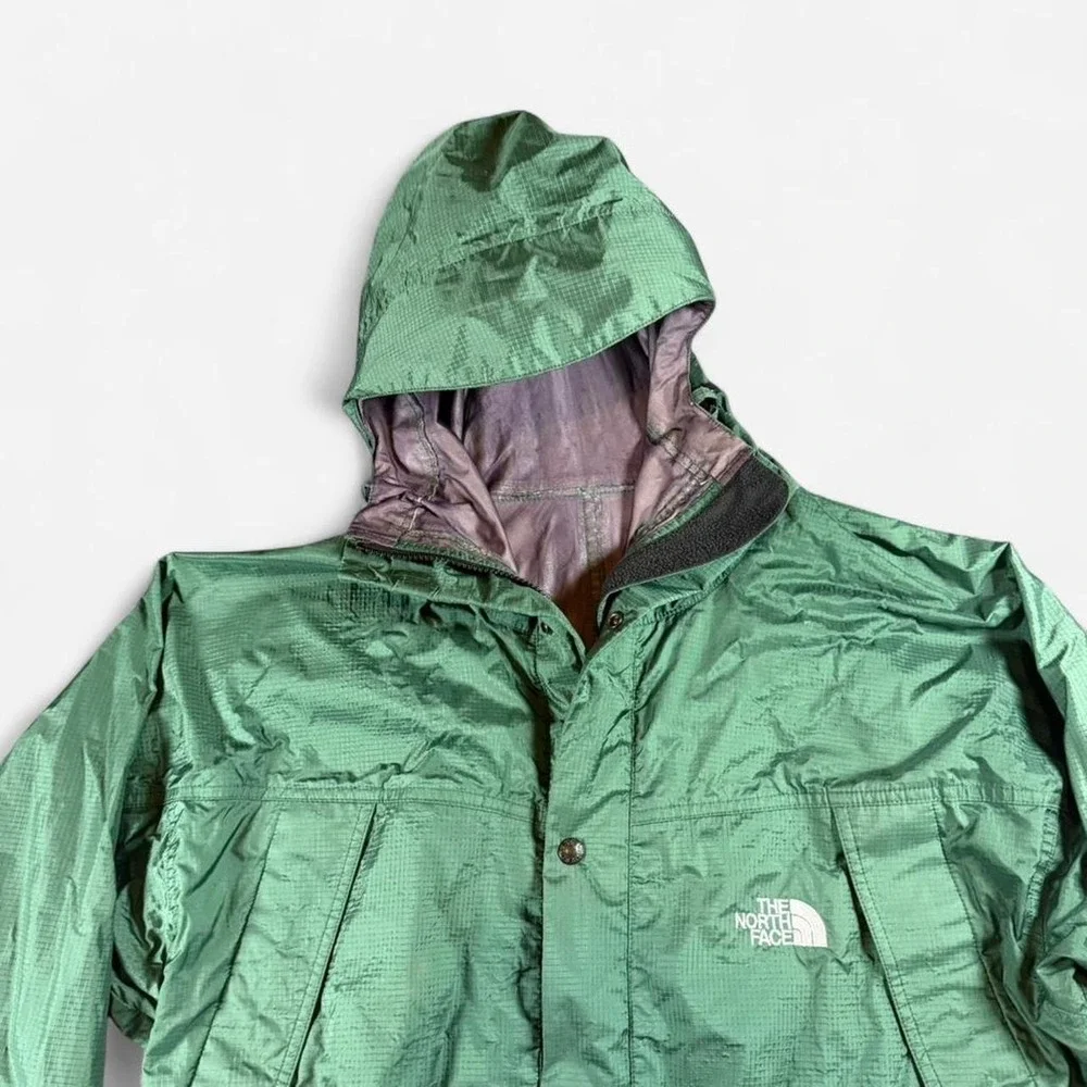 VTG The North Face Gore-Tex Forest Green Mountain‎ Light Windbreaker Jacket Sz L